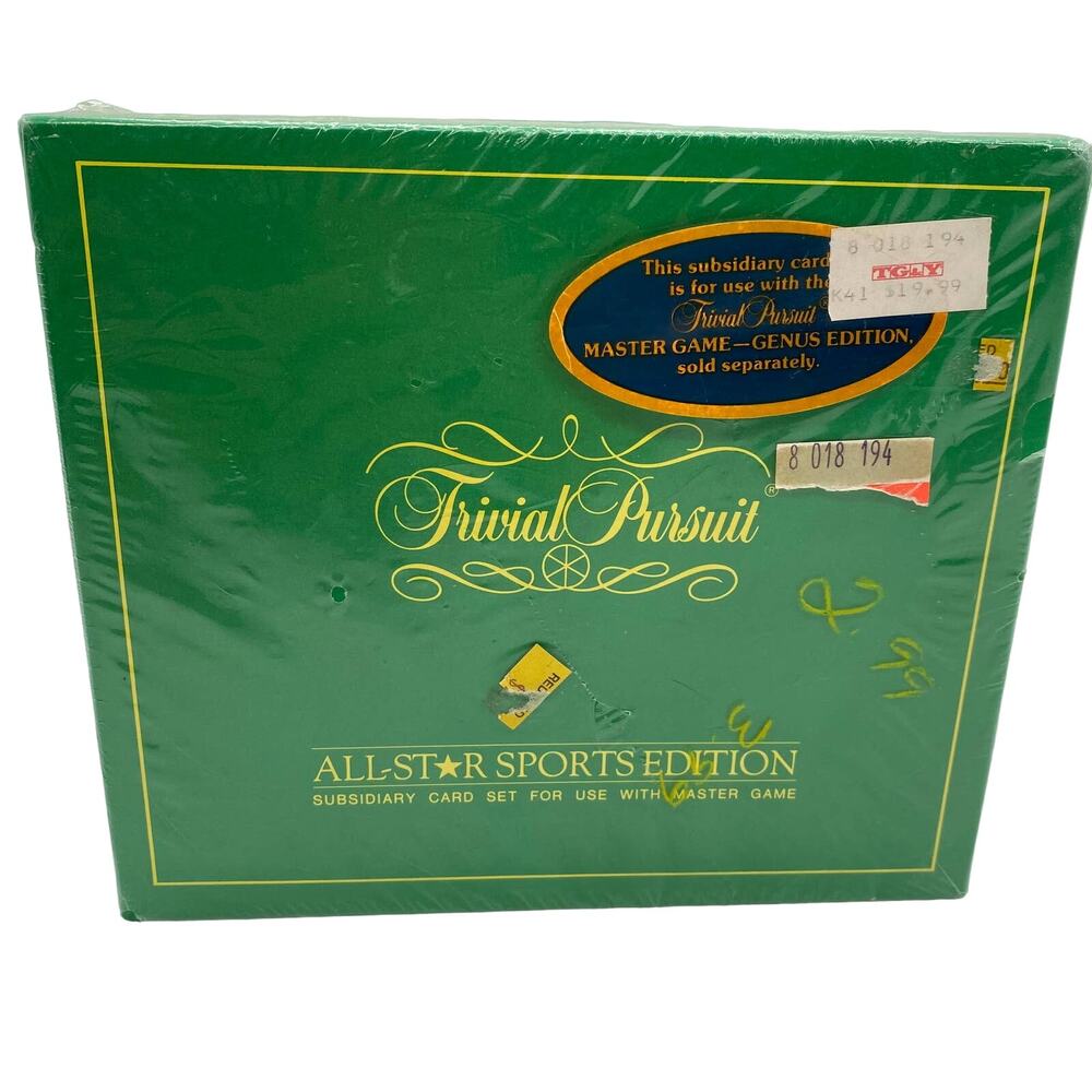 Trivial Pursuit All-Star Sports Edition Vintage 1981 New Sealed TG&Y Deadstock
